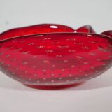 Carlo scarpa venini murano glass bowl