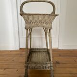 Rattan plant holder