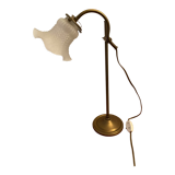 Antique tulip lamp