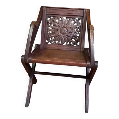Chaise de prêtre antique de Glastonbury