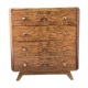Vintage dresser with compass feet