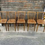(Lot) 5 Baumann chairs model 83