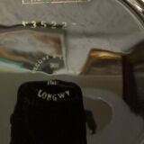 Decorative plate the enamels of Longwy "Menure Lyre"