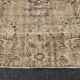 Tapis Oushak beige décor rustique, 6x10, surteint sable, pour salon, MOON.145