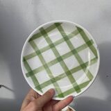 5 square Moulin des Loups dessert plates/dishcloths