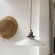 Opaline pendant light