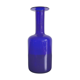 Scandinavian blue glass vase, Otto Brauer for Holmegaard, 1960s