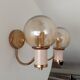 Pair of vintage Maison Delmas wall lights from the 70s