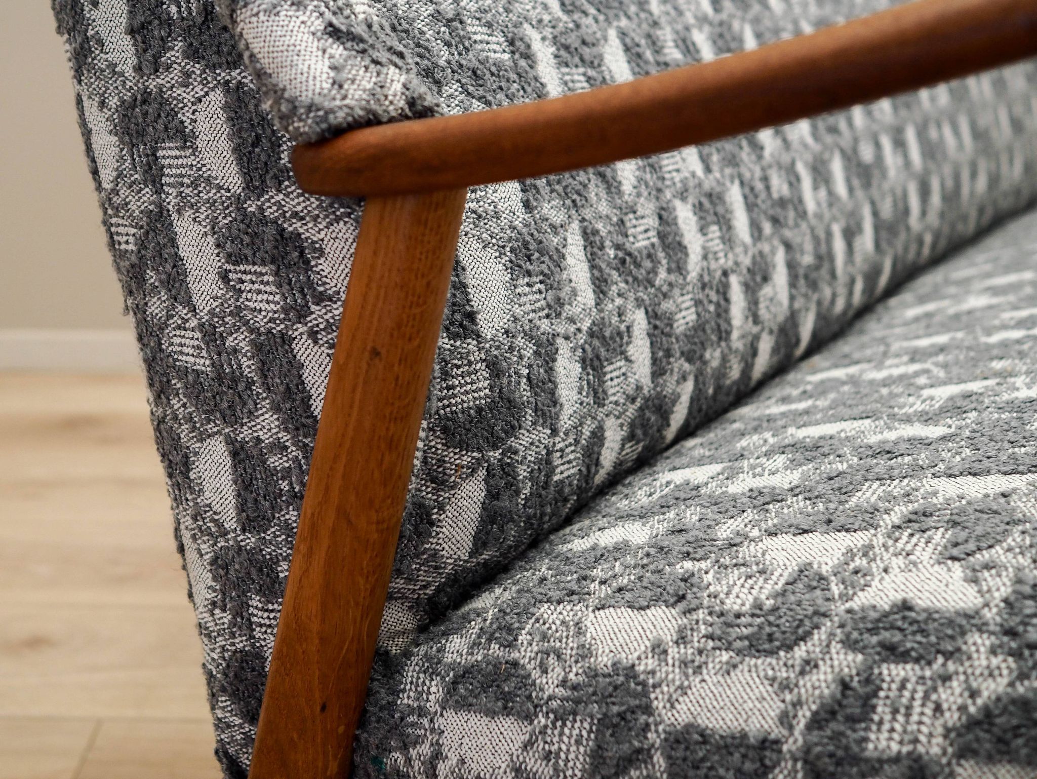 Oak sofa, Danish design, 1970s, production: Denmark