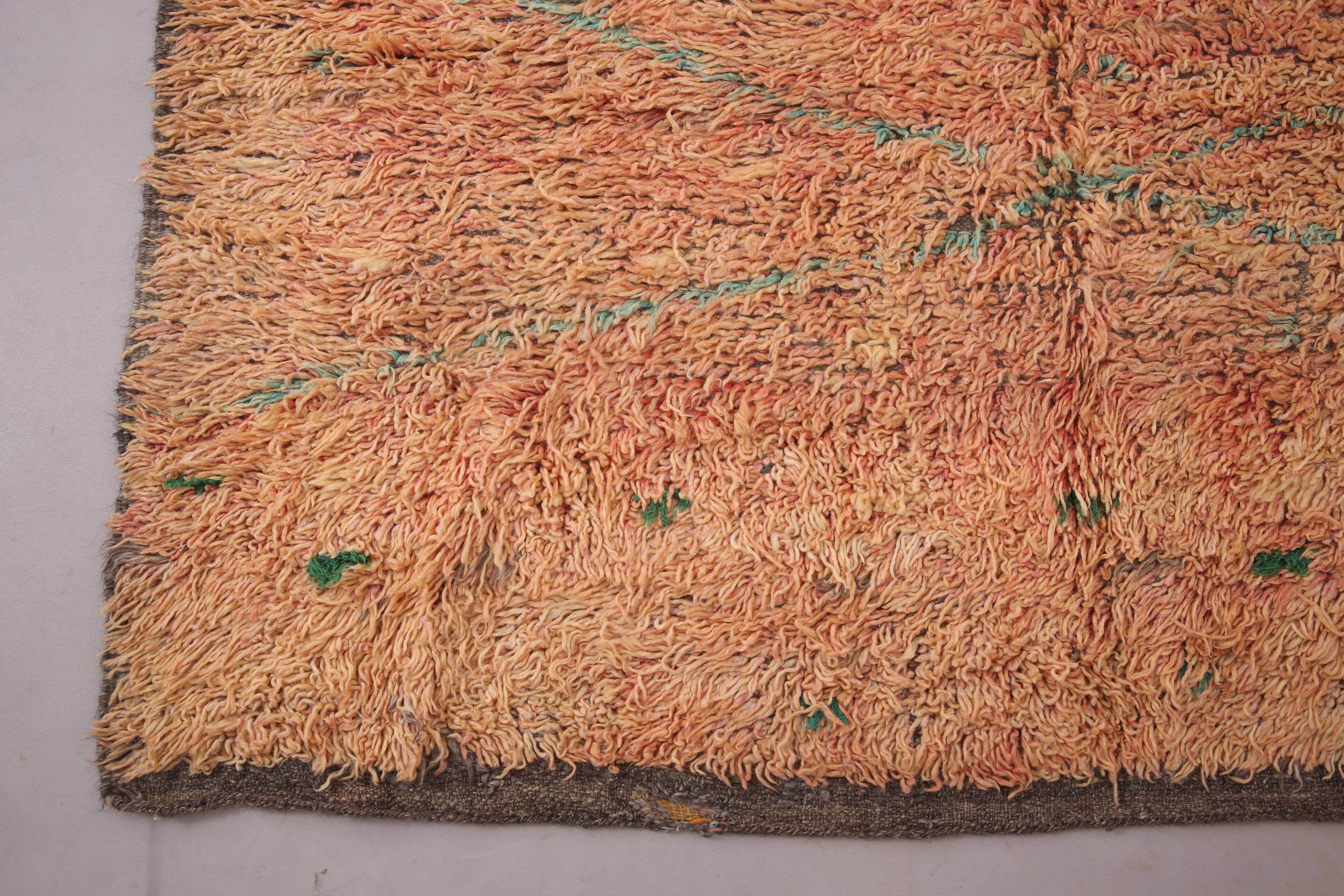 Authentic Boujaad Rug Morocco 180 x 362 cm – Vintage Handmade Wool Piece