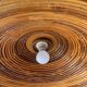 Large rattan pendant light from the 60s-70s