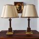 Pair of neo-classical Empire style lamps