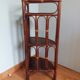 Wicker rattan corner shelf neck