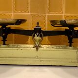 Robertval scale 10 kilos and its weights