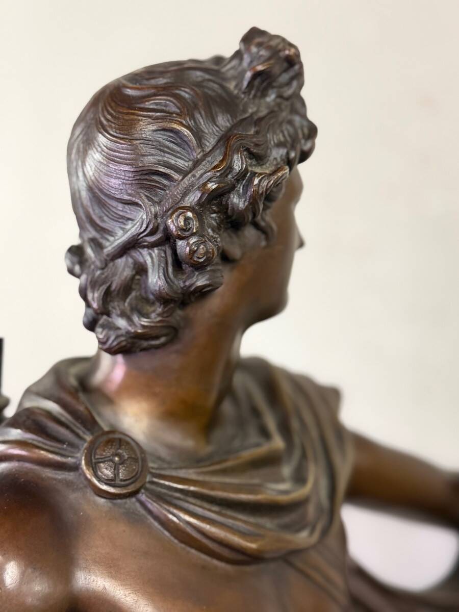 Apollo Belvedere, bronze after the antique, foundry mark, Jaboeuf and Rouard, Paris