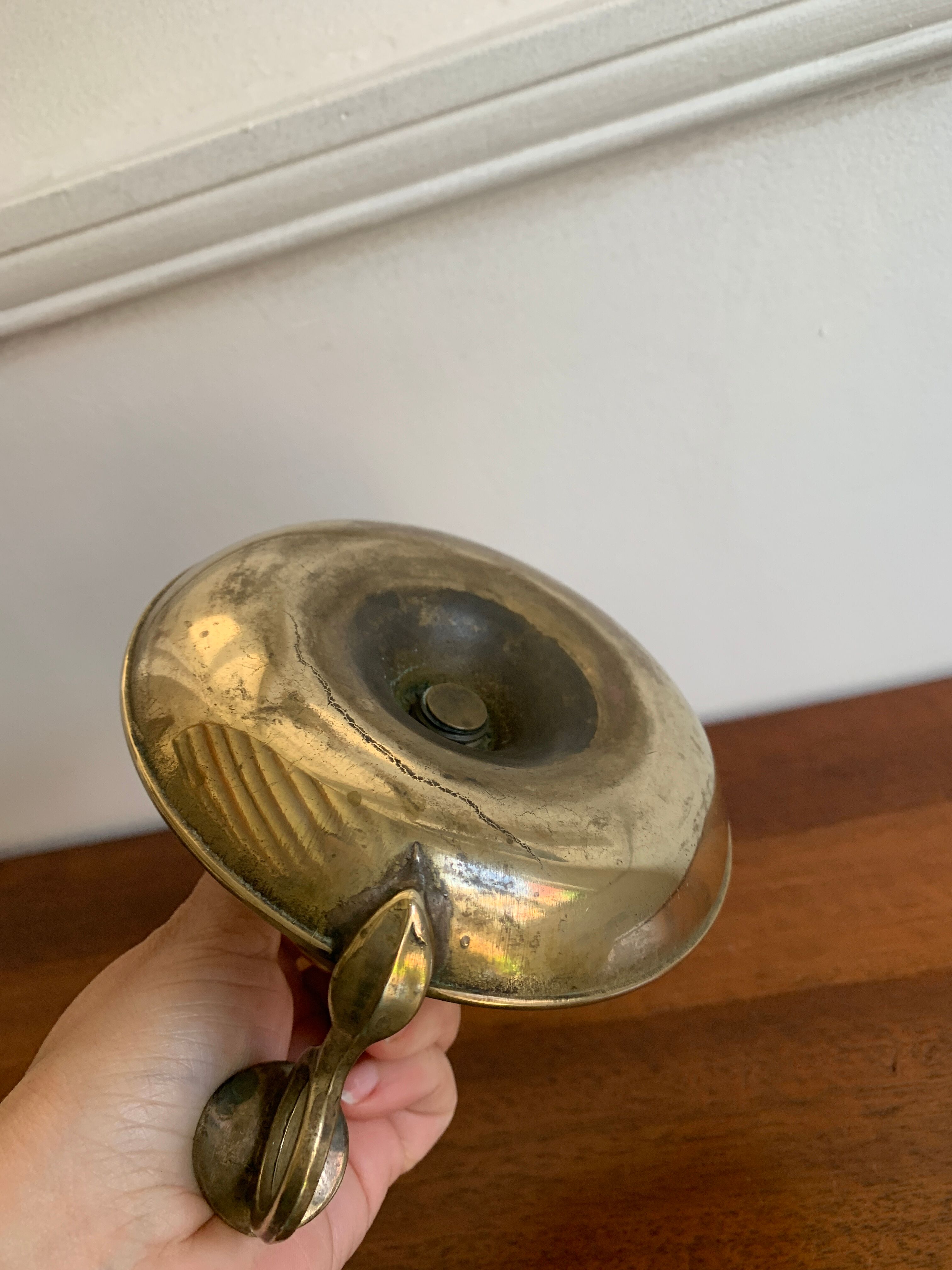 Brass Bougeoir