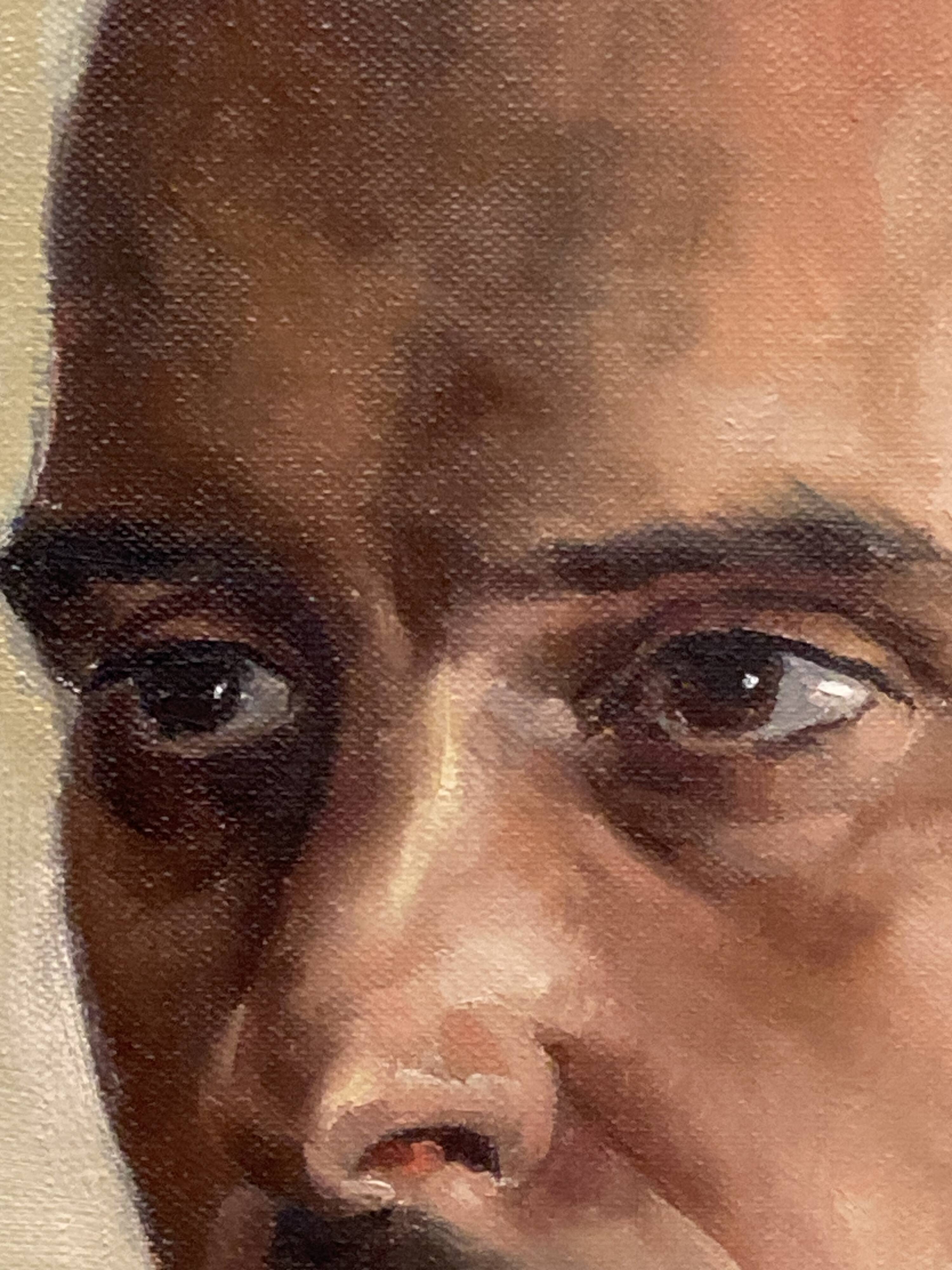 Aimé VAN BELLEGHEM (1922-1996), Portrait of René Brondel, oil on canvas
