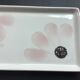 Gien earthenware cake dish, pink flower decoration, 1940s-50s