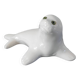 Ceramic glazed "blanchon" seal statuette from Alcobaça – Portugal