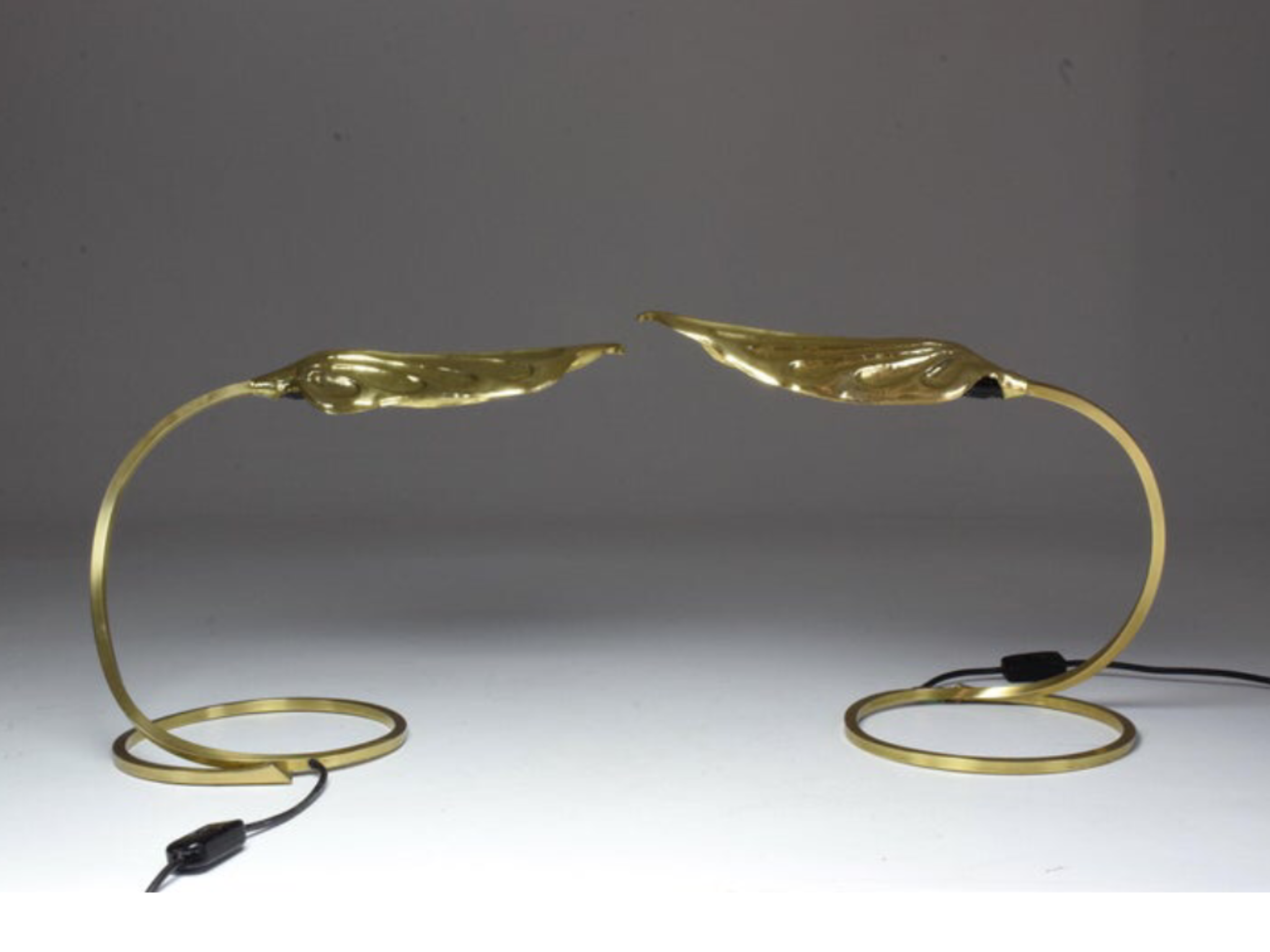 Pair of lamps by Tommaso Barbi 1970s