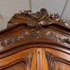 Louis XV style mahogany shell cabinet circa 1850