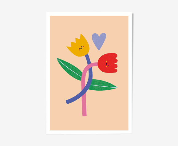 Illustration The hug