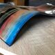 Art deco multicolored glass tray