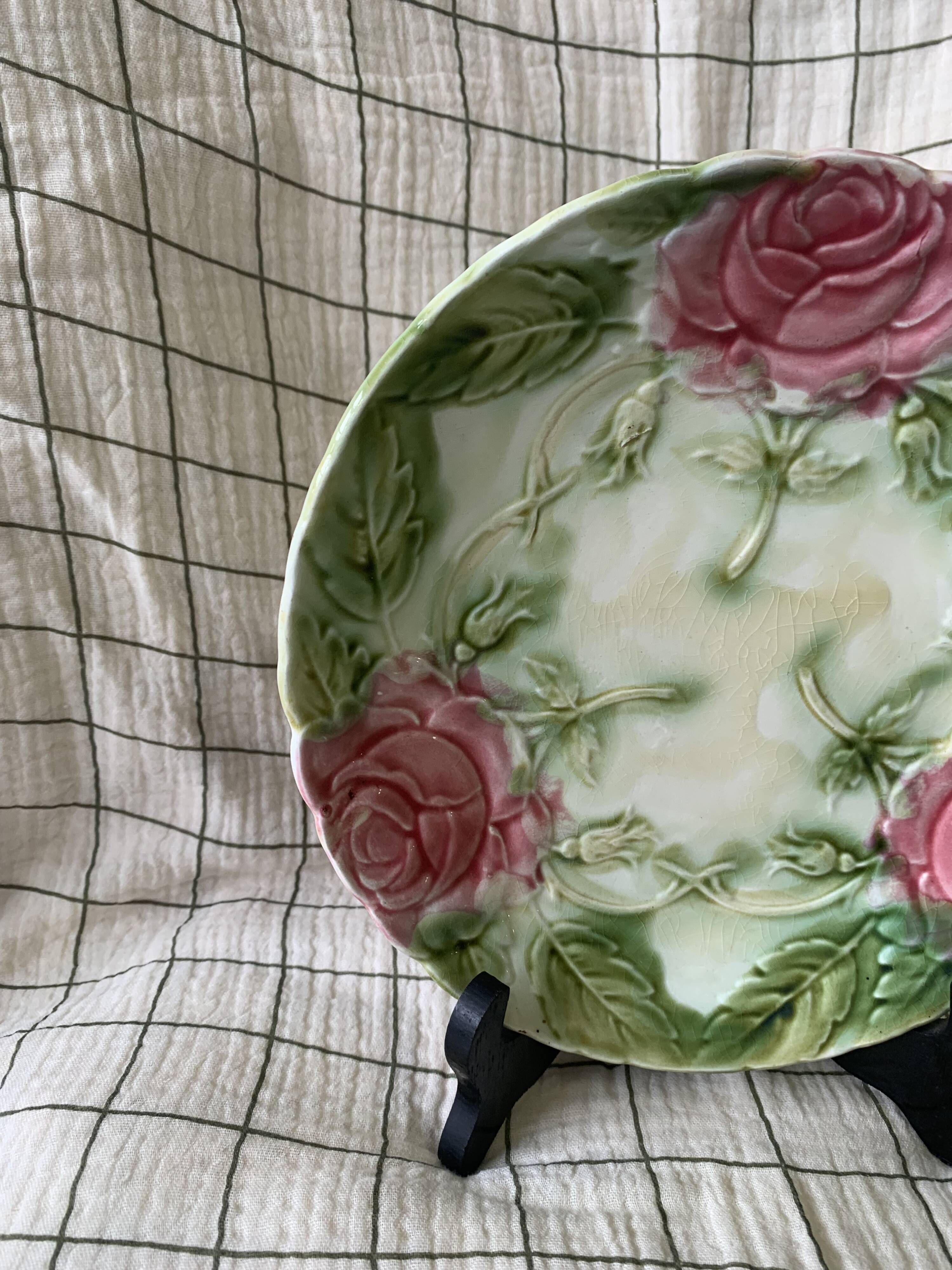 Assiette barbotine