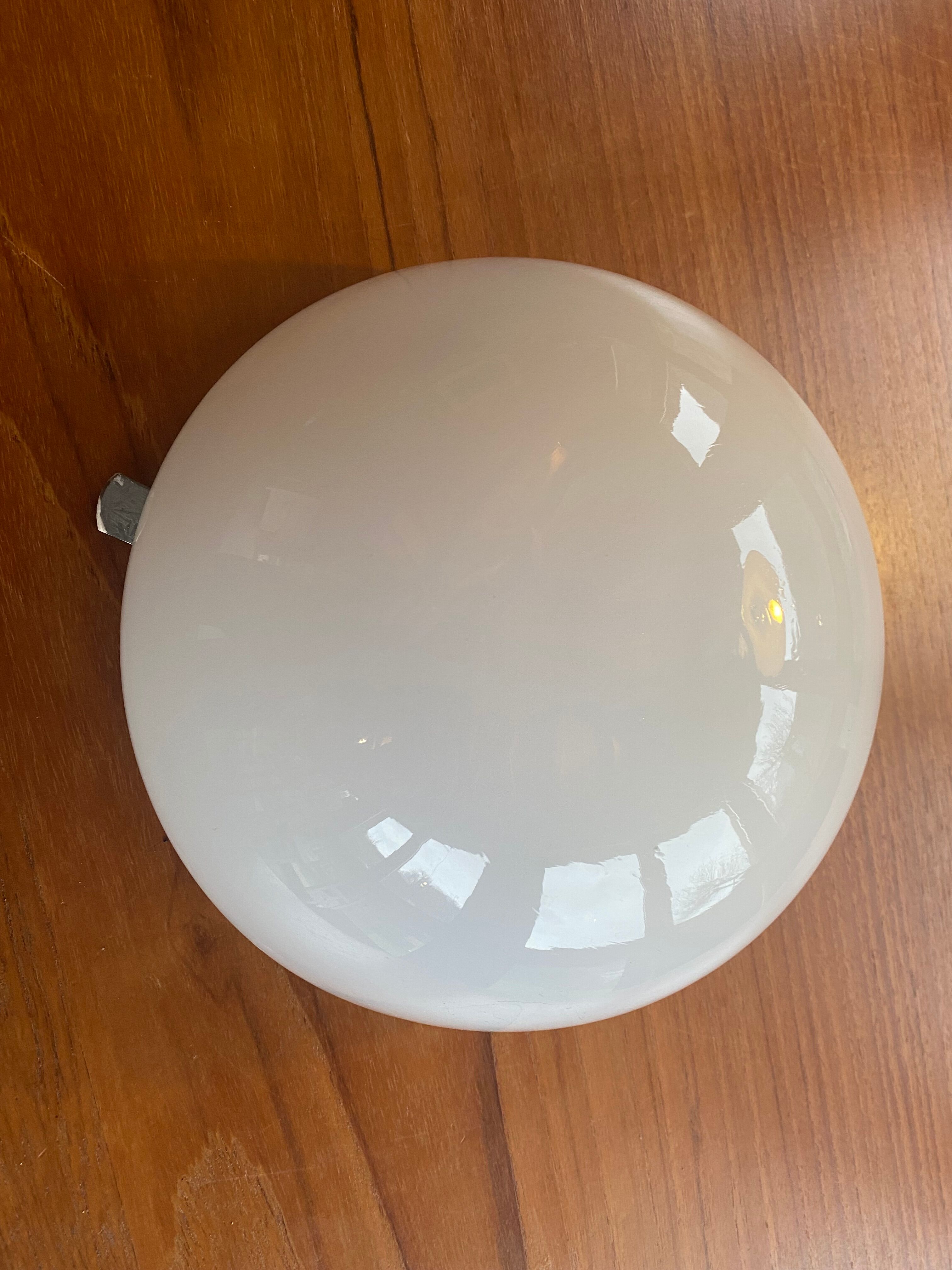 Wall lamp opaline ball ball 70s