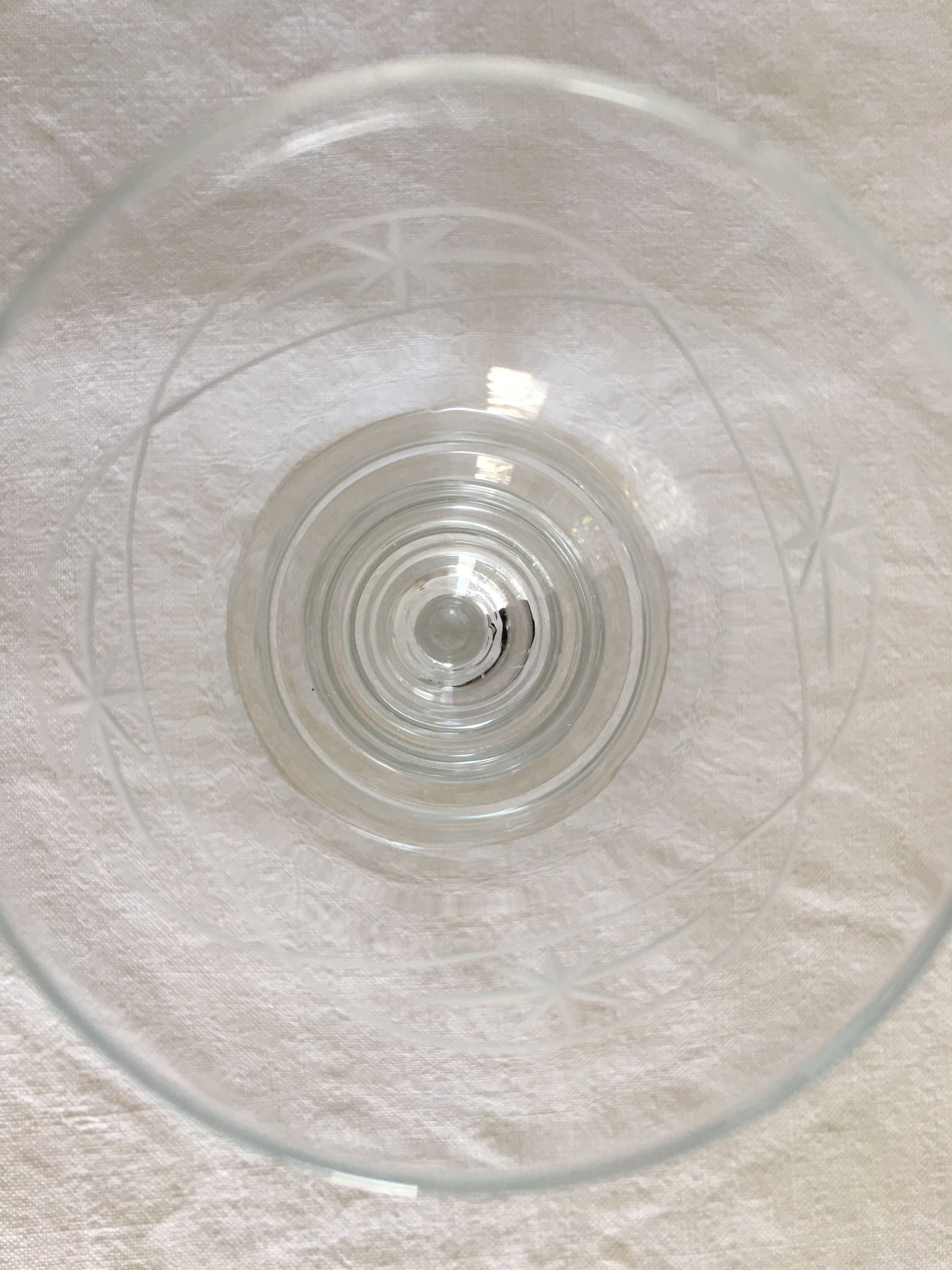 Suite of 8 wine glasses 1950/60 - blown glass