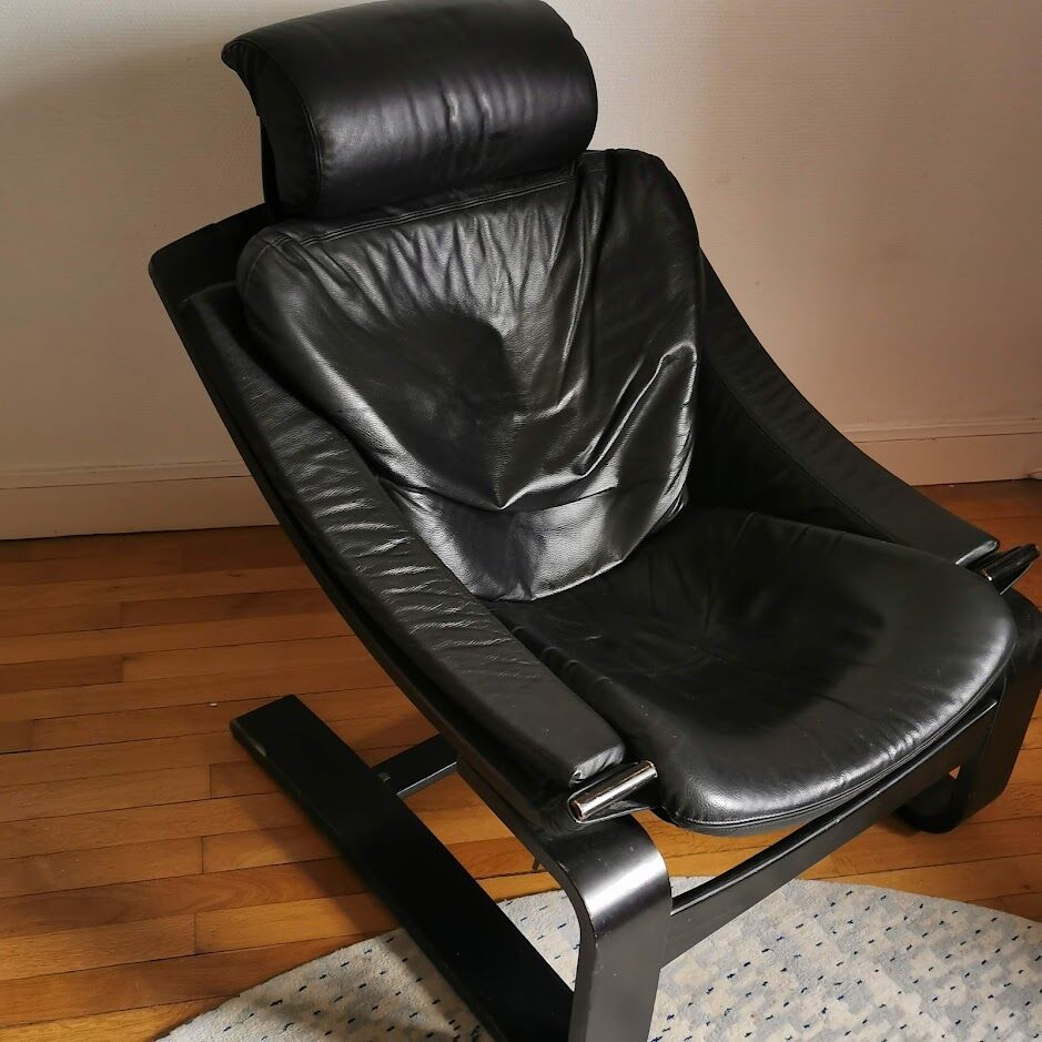 Scandinavian armchair Kroken, Ake Fribyter, 1970