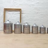 Series 6 aluminium spice jars