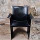 Series of 4 Korium chairs, Tito Agnoli for Matteo Grassi, 1980s
