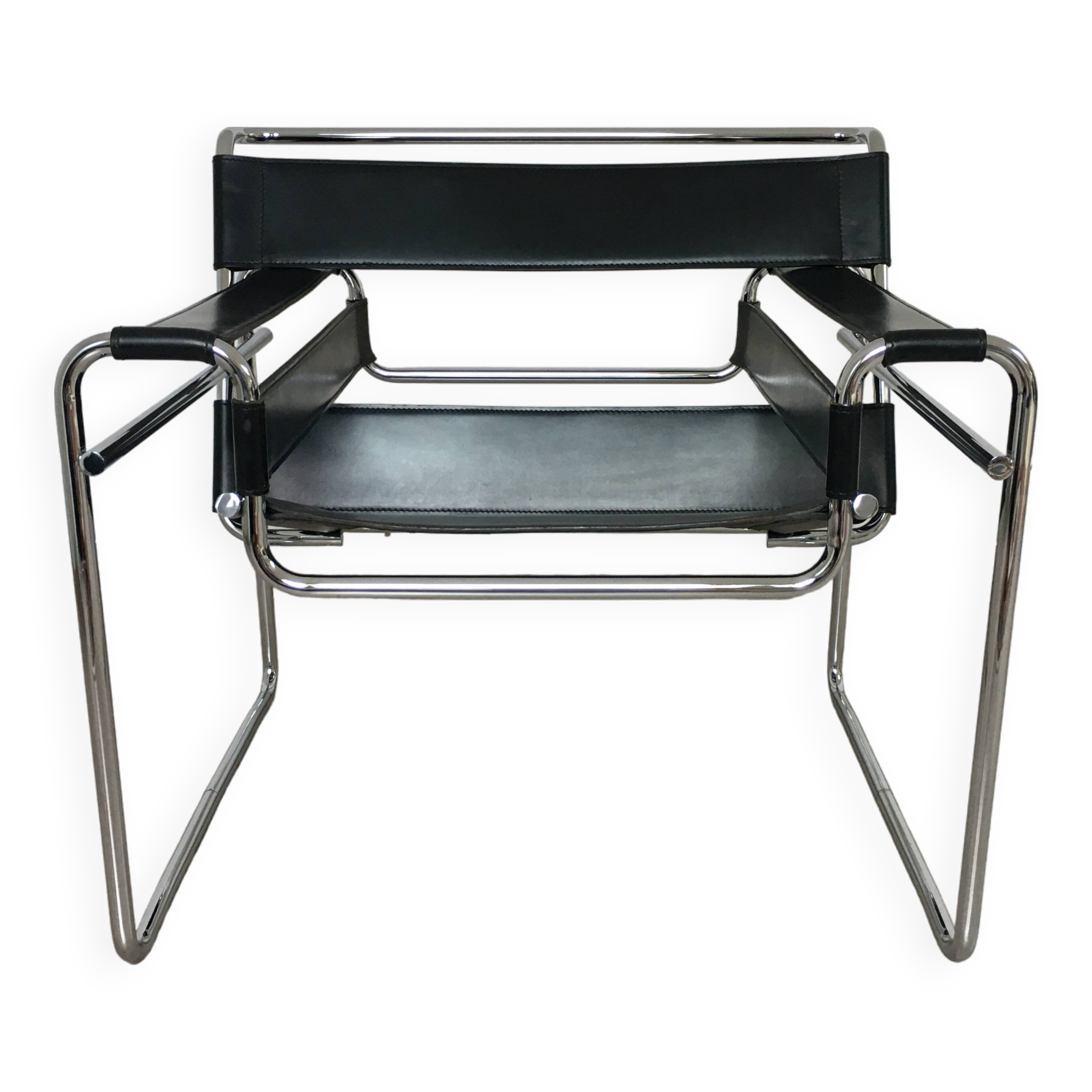 Fauteuil Wassily de Marcel Breuer année 1980