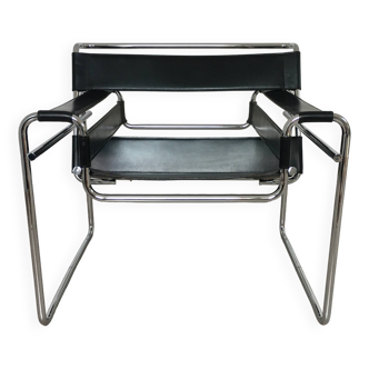 Fauteuil Wassily de Marcel Breuer année 1980