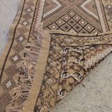 Traditional multi-coloured hallway kilim carpet 280-77cm