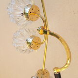 Arlus golden brass tripod lamp
