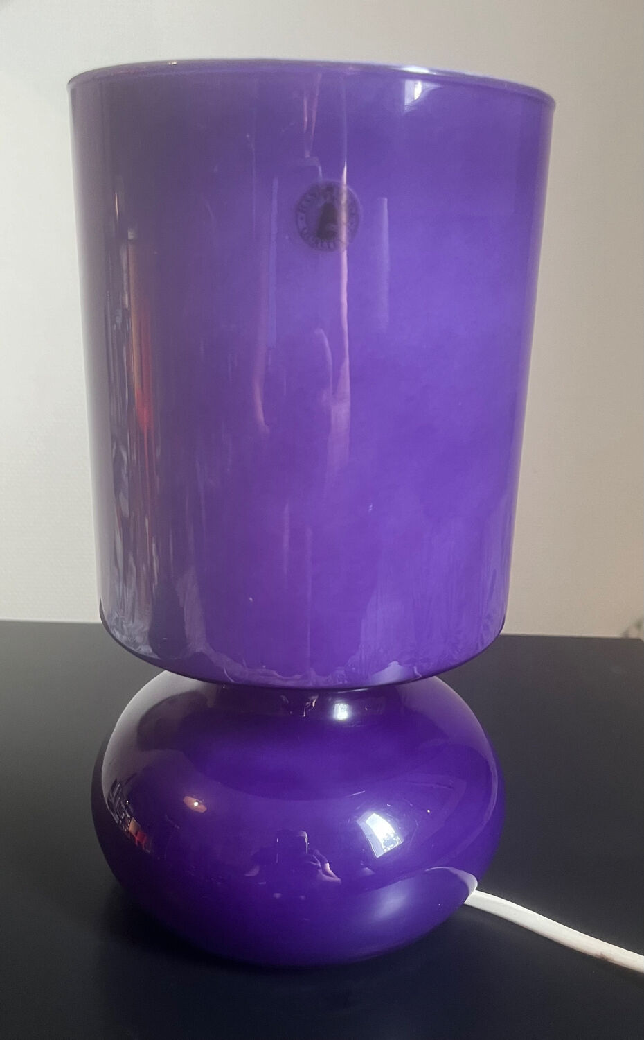 Lampe champignon ikea lykta violet vintage