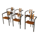 Set of six Trix chairs by Karl-Friedrich Förster for KFF, Germany, 1980s