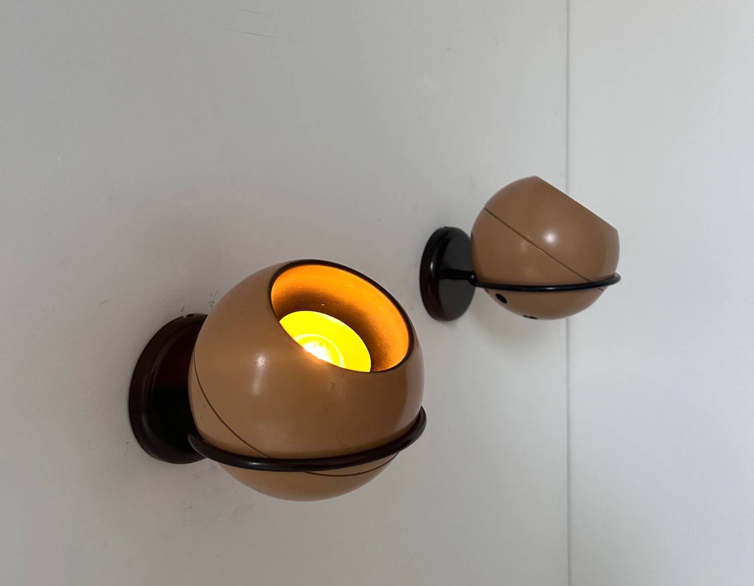 Paire d’applique vintage orientable, France 1970
