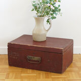Ancienne malle de service militaire