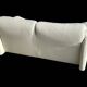 Maralunga White Leather Sofa By Vico Magistretti For Cassina, 1970s No. 2