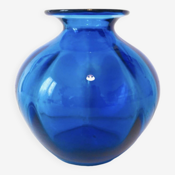 Vase Bleu en Verre