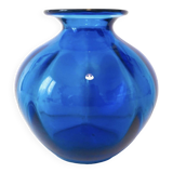 Vase Bleu en Verre