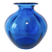 Vase Bleu en Verre