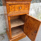 Bedside table walnut bramble late nineteenth