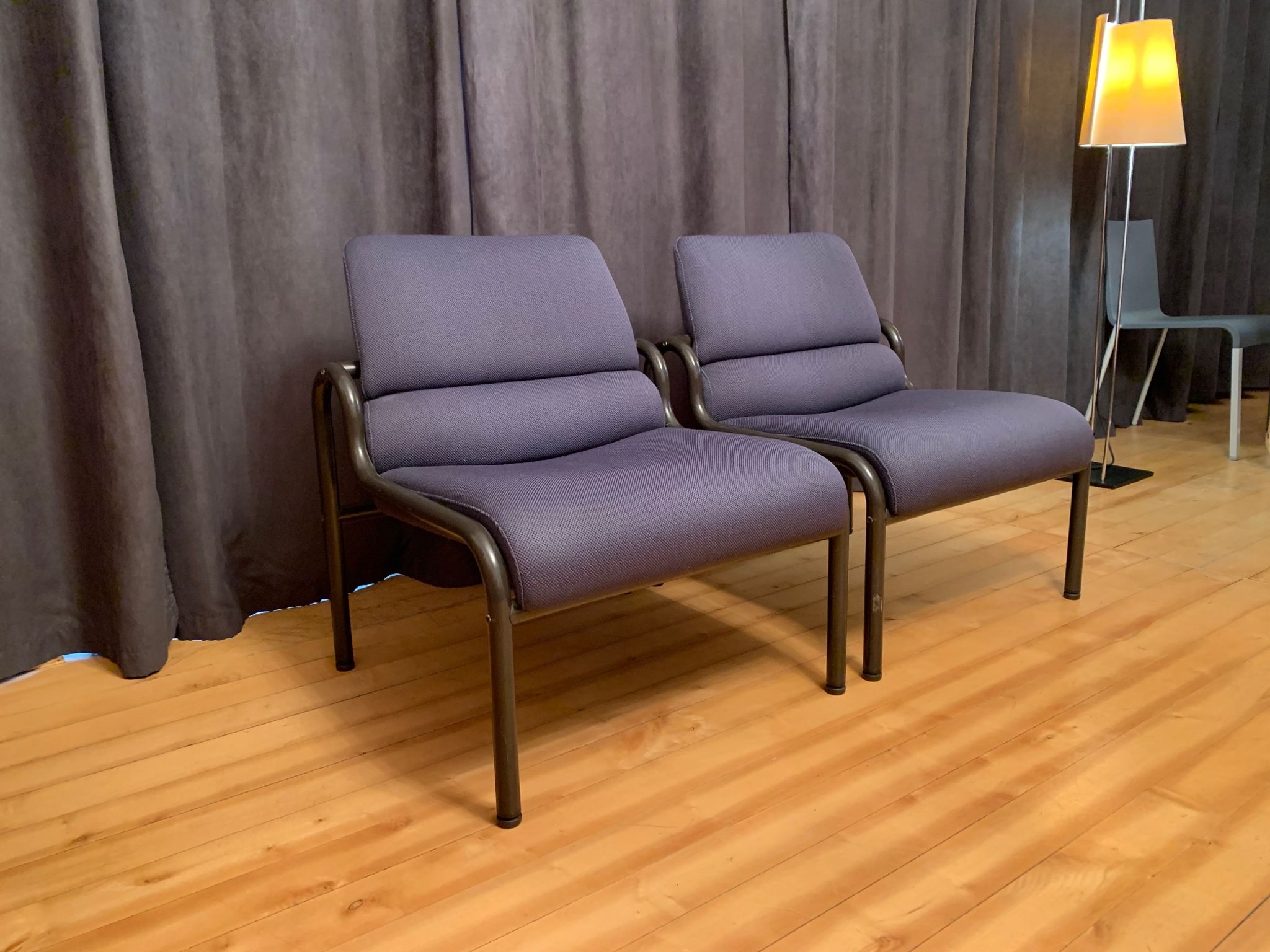 A pair of G30 armchairs by Martin Stoll, Germany, 1980s.