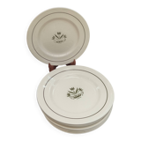 12 Terre de Fer Marmoz flat plates