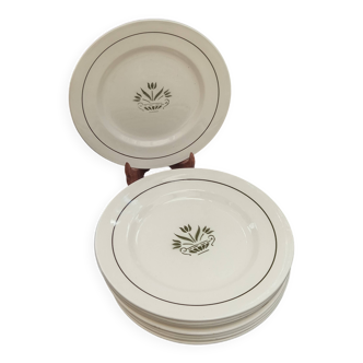 12 Terre de Fer Marmoz flat plates
