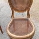 Chair and bench canned music room XIXth